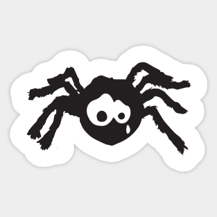 Sad Spider Sticker